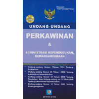 Image of Undang-undang perkawinan & administrasi kependudukan, kewarganegaraan